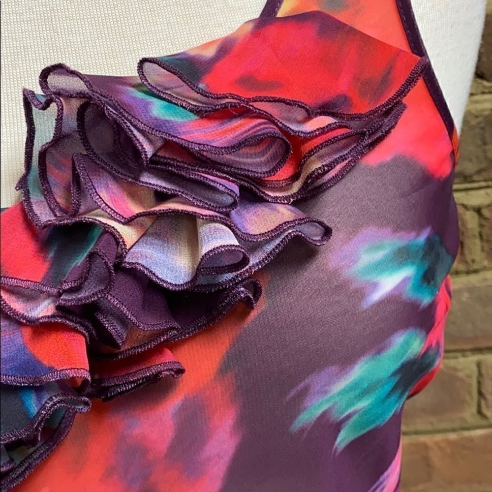 Express multi color tank blouse - Picture 4 of 7